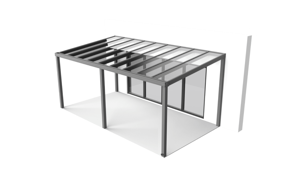 Terrassenueberdachung 3x4 alu