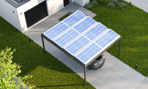 Carports mit Solar von VD AluSysteme Carports mit Solar